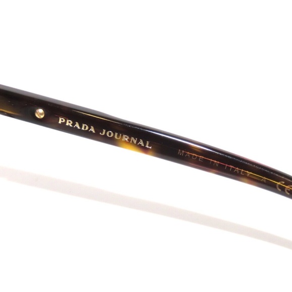 Prada 14S 14 TFL-1O1 55 Brown Matte Gold Eyeglasses - Picture 5 of 5
